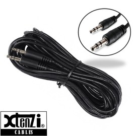 Xtenzi 3Pin Jack AUX Flex Cable Wire Accessory for Bass Remote Knob Compatible with Rockford Fosgate Prime PLC Amplifiers (15 Feet)