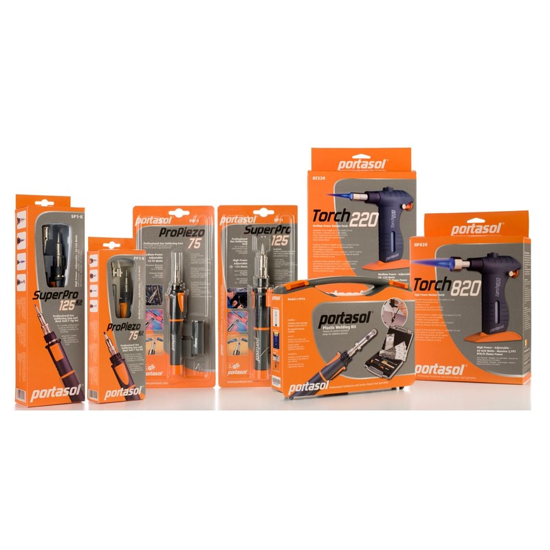 Portasol 010589330 Super Pro 125-Watt Heat Tool Kit with 7
