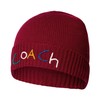 Coach Women's Embroidered with Beanie Box Set, Berry