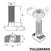 M6 Hammer Screw for Groove 8 and 8E, Bridge 1.5