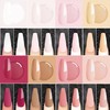 Fannyc 8 Nude Colors Gel Nail Polish Set Kit with