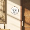 Tzhim Funny Golden Retriever Bathroom Round Wall Art, Golden Retriever