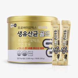 Seoul Pharmacist Credit Union Probiotics Live Lactobacillus Gold 100 sachets (3 month supply) / 서울약사신협  프로바이오틱스 생유산균 골드 100포(3개월분)