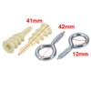 uxcell 5Pcs Self Drilling Drywall Anchor 12mm Inner Dia Zinc