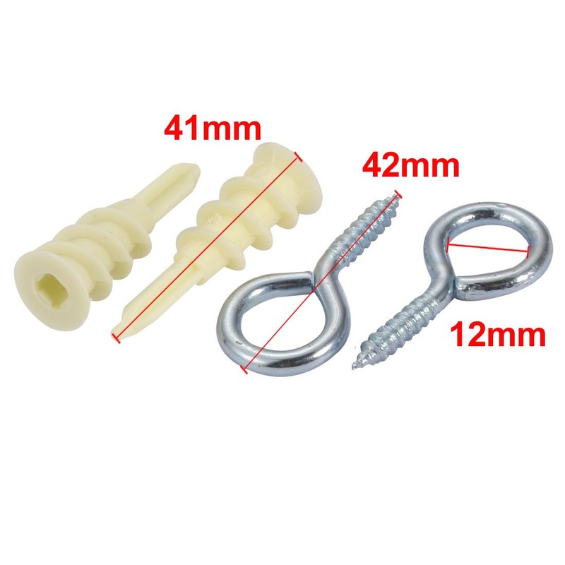 uxcell 5Pcs Self Drilling Drywall Anchor 12mm Inner Dia Zinc