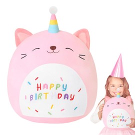 FreeSkill Birthday Gift for Girls, 26 cm/10.24 Inch Unicorn Cuddly Toy, Unicorn Soft Plush Toy, Cute Birthday Squishy Plush Toy