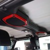 JeCar Red Top Speaker Frame Trim Cover for 2018-2023 Jeep