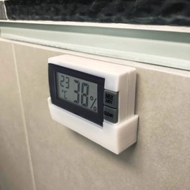 Mobilefox Wall Mount Thermostat Suitable for TFA Dostmann Digital Thermo Hygrometer Pack of 3