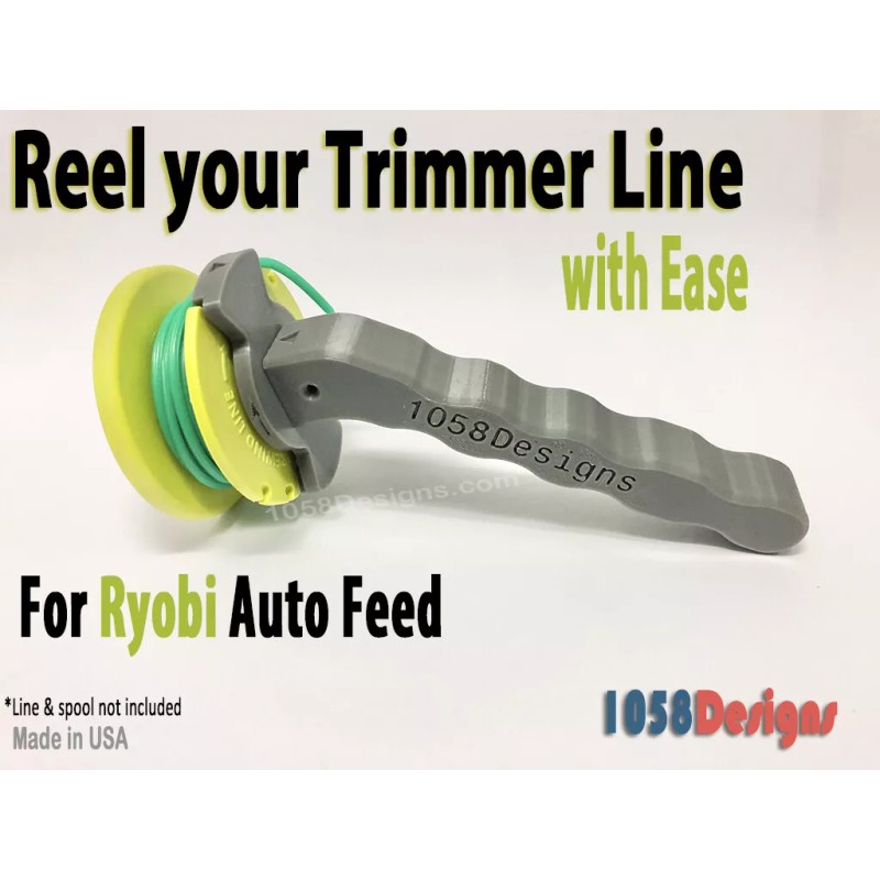 1058 Designs Tool for Ryobi String Auto Feed Line Spools