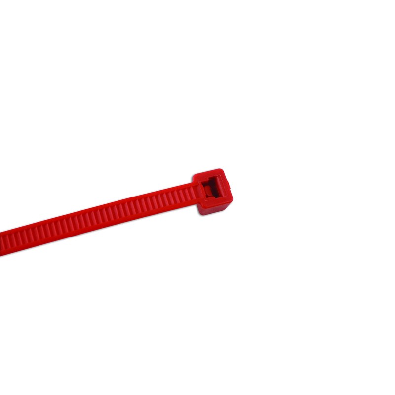 Connect 30295 Hellermann Red Cable Tie 200mm x 4.6mm 100pc