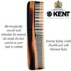 Kent Handmade Coarse and Fine Toothed Pocket Comb for Men,