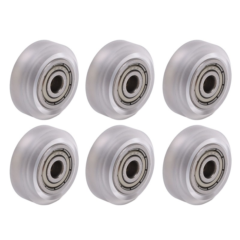 16Pcs 3D Printer Polycarbonate Pulley Transparent Rustproof Robust Bearing Pulley