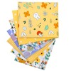 GreatRise 7 Pieces Yellow Series Patchwork Fabrics Package Cotton 50