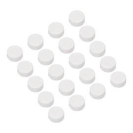 sourcing map PVC Tube Covers End Caps Pipe Inner PVC 20mm End Caps Round Plugs for Hose Electrical Conduit Pack of 20
