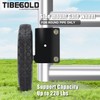 TIBEGOLD 8 Inch Gate Wheel Heavy Duty Rubber Gate Caster,