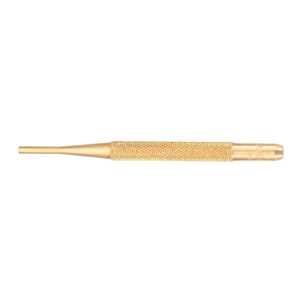 Starrett B565C Brass Drive Pin Punch, 4" Overall Length, 5/8"