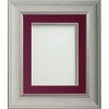 Frame Company Drummond Range Pale Grey 8x6 inch Picture Photo Frame with Plum Mount for Image 7x5 inch * Choice of Sizes* Fitted with Real Glass