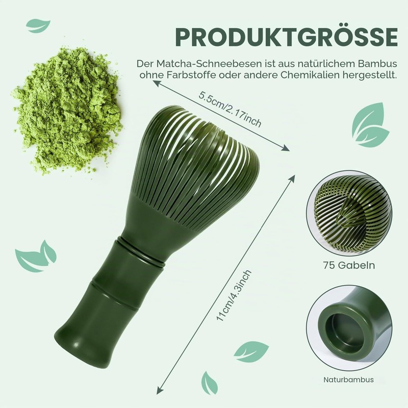 Traditional Bamboo Matcha Whisk - Handmade for Japanese Tea Ceremony