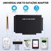 ULXUUUN Hard Drive Reader USB 3.0 to SATA IDE Adapter，IDE