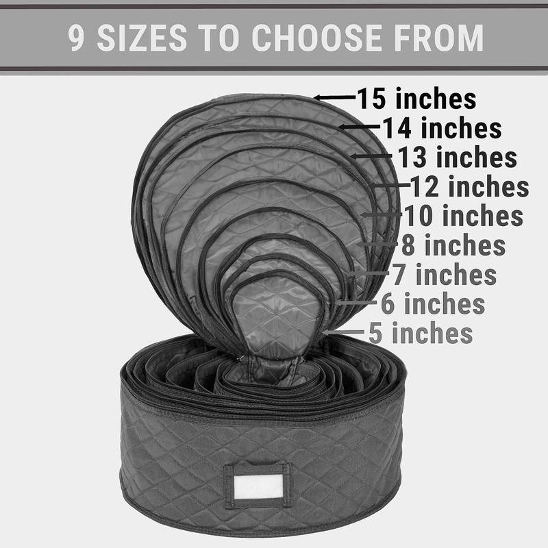 10" Salad Plate Quilted Case - China Storage Container -
