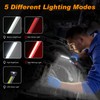 Mudder 6 Pcs Rechargeable LED Work Light with Magnetic Base