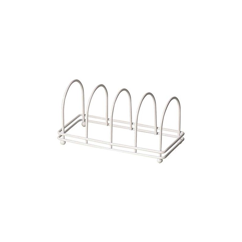 Pearl Metal HB-4448 Dish Stand, White, 8.1 inches (20.5 cm),