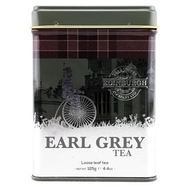 Edinburgh Tea Coffee Company LTD and Loose Leaf Reusable Tin Present Housewarming Gift 4.40 Oz (Early Grey)