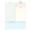 Undated Weekly Planner Inserts, Fits 9 Disc Medium Size Planners