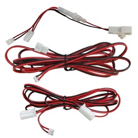 Foot Lamp Extension Kit, Inner Lamp, Extension Wiring, Front Footlamp Power Removal Wiring, Foot Lamp Extension Harness, Fuse, Foot Line, Extension Harness, For Mounting Under Rear Seats, Branch