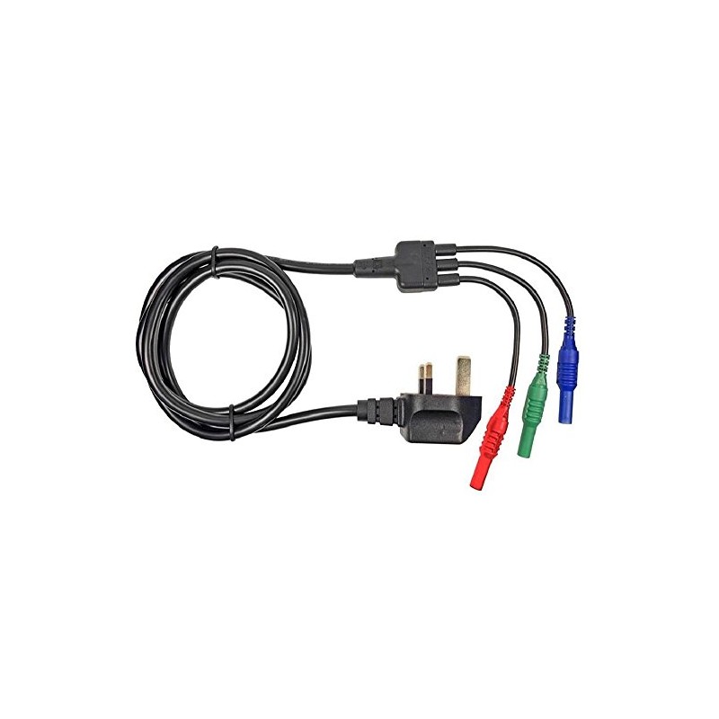 MAINS TEST LEAD CORD - SUITABLE FOR MEGGER MFT1710, MFT1720,