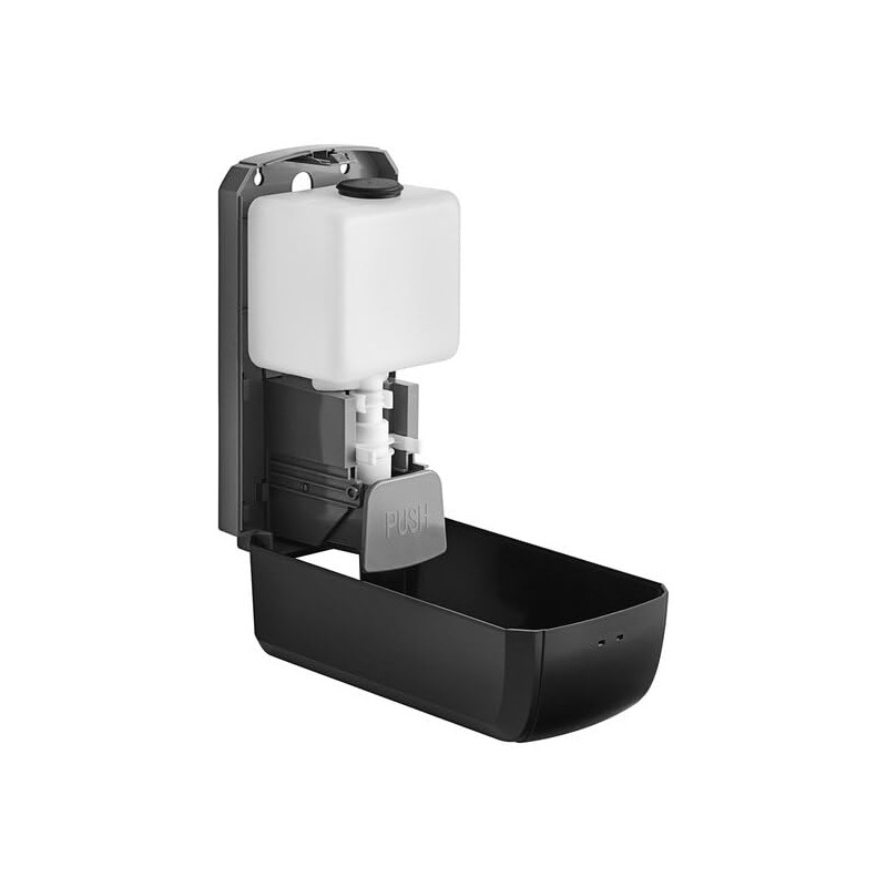 Commercial Foaming Soap Dispenser, Wall Mount, 40 fl. oz., Black,