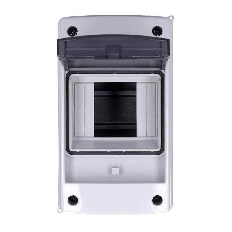 Surface-Mounted Moisture-Proof Distributor 1 Row IP65 With Transparent Door 2-4