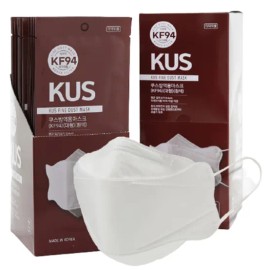 Kus [50매] KF94 쿠스 마스크 대형 황사방역 보건용 국산 빅사이즈 [50 sheets] KF94 Kus Mask Large Dust Prevention Health Care Made in Korea Big Size