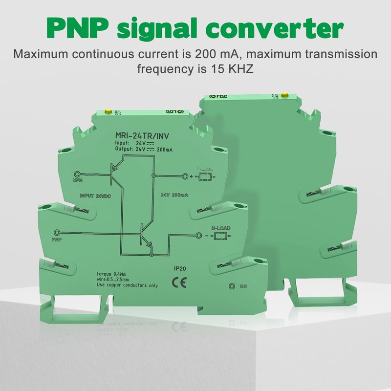 Telituny Signal Converter MRI-24TR/INV NPN PNP Signal Converter PLC Sensor