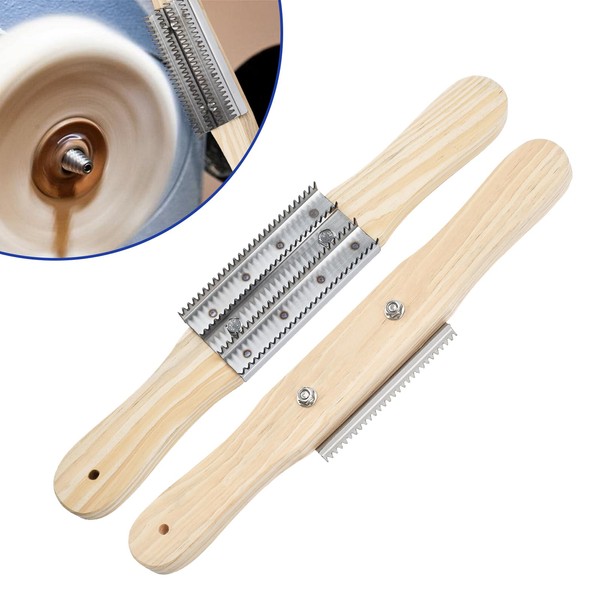 2pcs Buffing Wheel Rake, 15'' Buffer Wheel Polishing Rake with