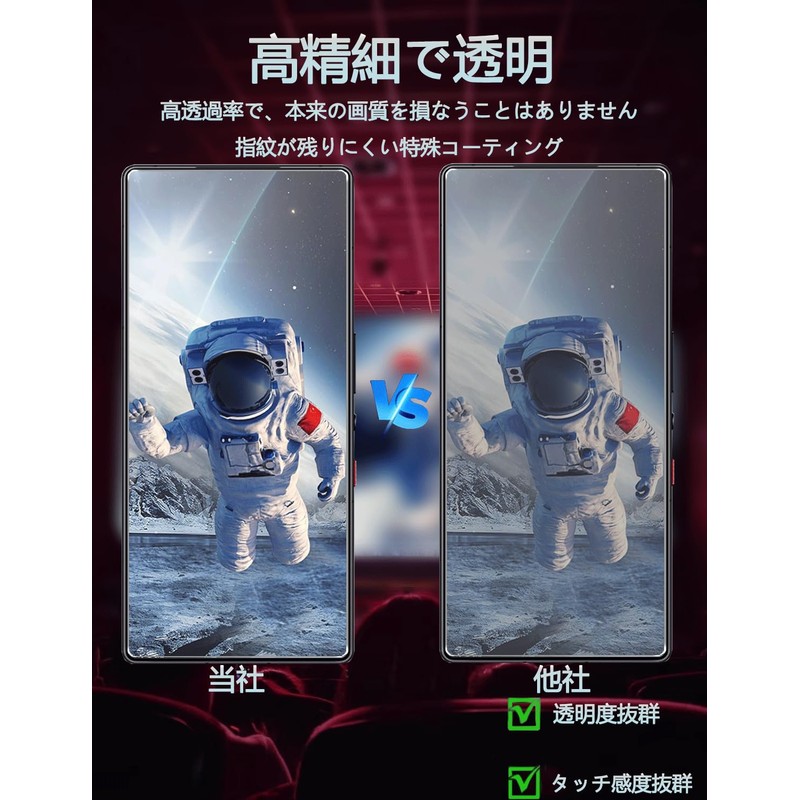 2 RedMagic 10 Pro Protective Film + 2 RedMagic 10