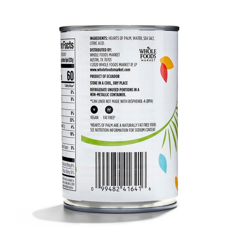 365 by Whole Foods Market, Hearts Of Palm Salad Cut,