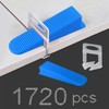 Tile Leveling System 1/16”Kit 1400pcs Tile Leveler Spacers Clips +320pcs