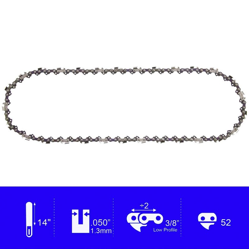 AR-PRO (4 Pack) 14-Inch Chainsaw Chain 3/8" LP Pitch, .050"