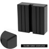 QWORK Jack Rubber Pad 4-Pack, Anti-Slip Car Lift Rail Pinch
