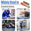 Mesee Mini Ratchet Wrench with 10 Types Screwdriver Bits Set,
