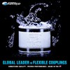 Fernco 1056-125 1-1/4-in. Flexible PVC Pipe Coupling for Cast Iron
