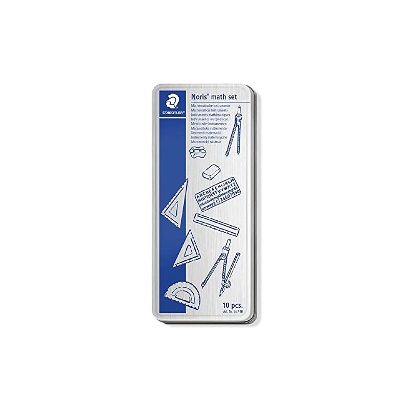 Staedtler Noris Club Mathematical Instruments Compass Set, School Compass, Mathematics