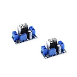 TECNOULAB 2pcs LM317 Adjustable Linear Regulator Down Switch DC DC Converter