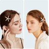 QHFlashbuy Starfish Hair Clips, Pack of 3 Girls Flower Girl