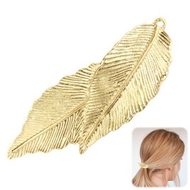 Französische Haarspange gold – Elegante Metal Hair Clip für Damen, Minimalistisches Haaraccessoire, French Pin, Dekorative Haarspange, Haarspangen Damen Gold