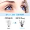Eyelashes, Single DIY Cluster Eyelashes, 10D, 20D, 30D, 40D, 0.07