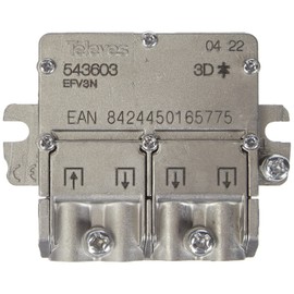 Televes 543603 - Mini Splitter 5 2400mhz Easyf 3d 8,5/7,5dB