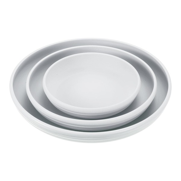PATIKIL Plant Saucer Tray, 3 Pack 7/9/12 Inch Plastic Round