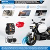 VSYSTO WiFi Motorcycle Dash Camera, GPS HD 1080P Starlight Night